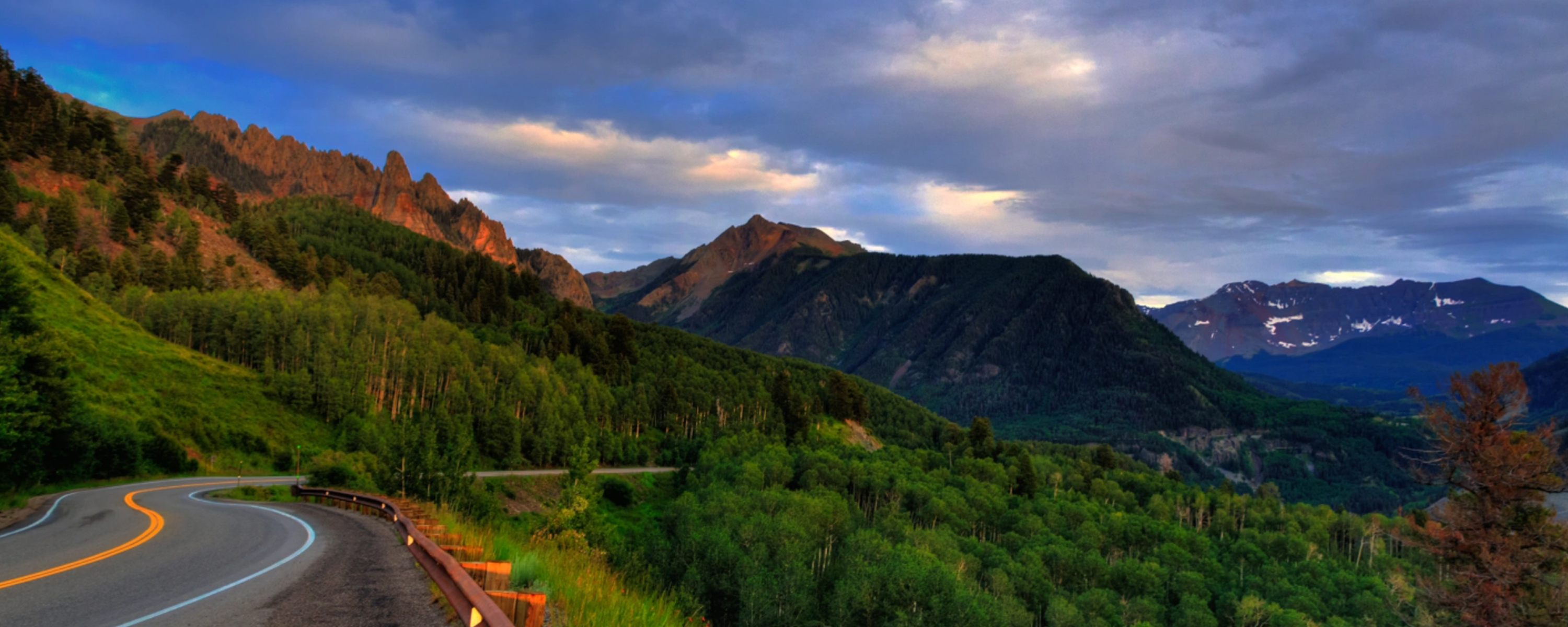 Winter Mountain Scene